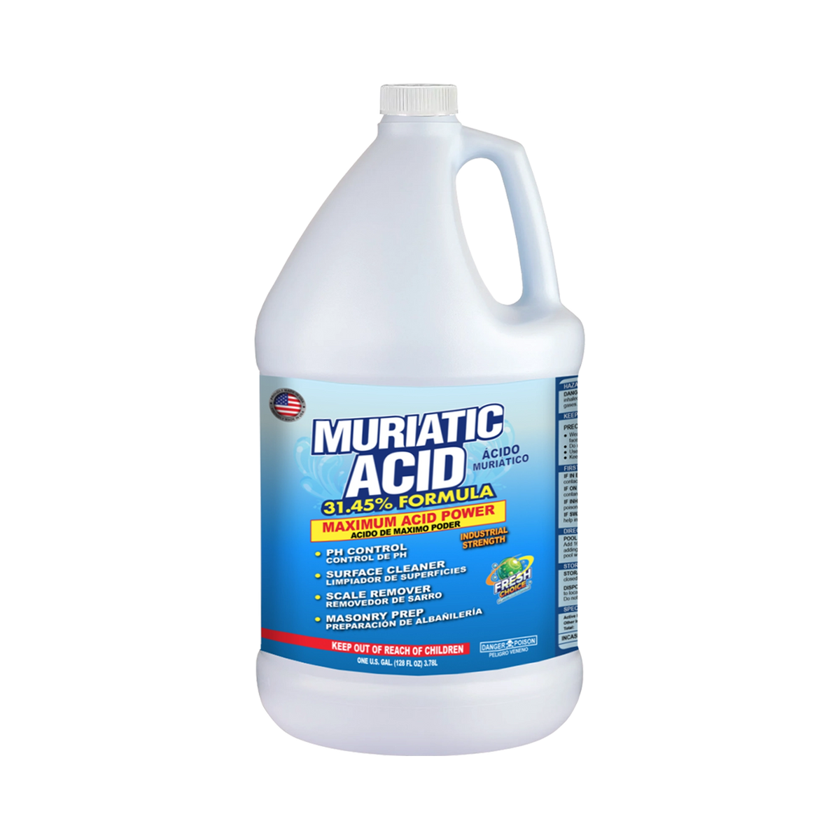 Fresh Choice - Muriatic Acid - 6/1Gal | Bulk Pallet (35 Cases)