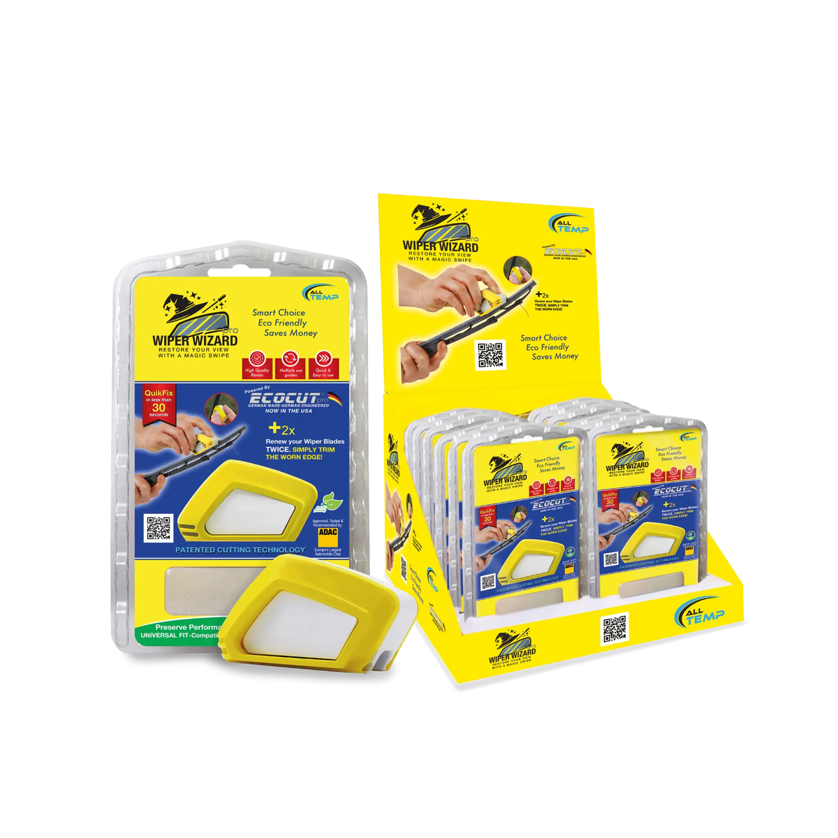 ALL TEMP - Wiper Wizard - Pro | Bulk Pack (20x12ct Displays)