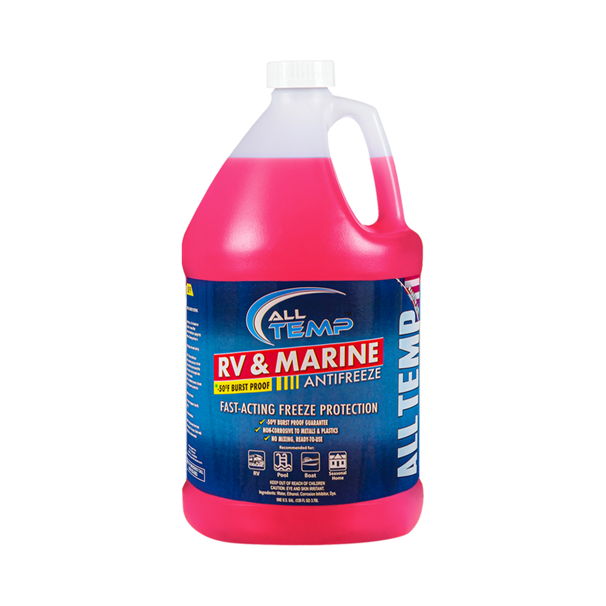 ALL TEMP - RV/Marine -50 Antifreeze - 6/1Gal | Bulk Pallet (35 Cases)