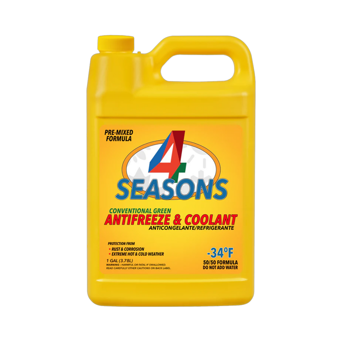 Four  Seasons - Green Antifreeze 50/50 - 6/1Gal | Bulk Pallet (36 Cases)