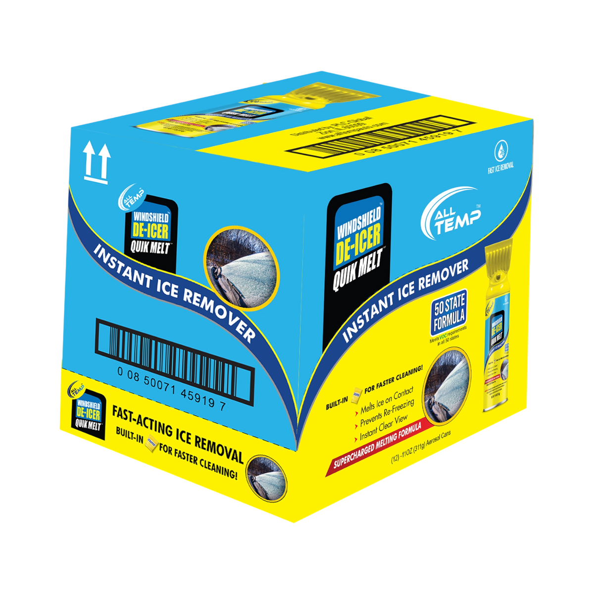 ALL TEMP - Deicer 12/11 Oz | Bulk Pallet (168 Cases)