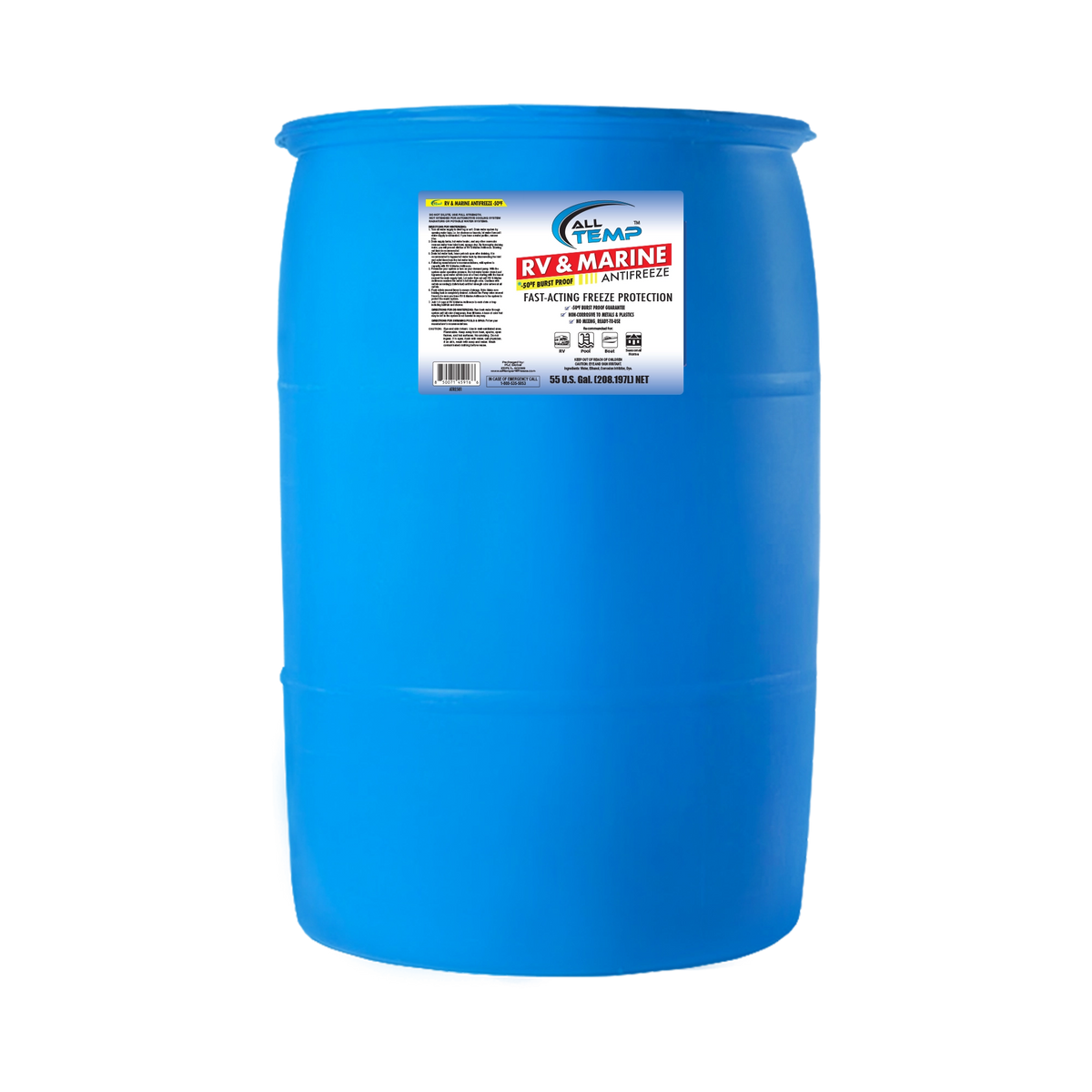 ALL TEMP - Pool/RV Antifreeze -50 - 55 Gallon  | Bulk Pallet (4 Drums)