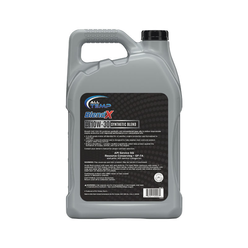 ALL TEMP - Blendx - Synthetic Blend 10W30 - 3/5qt | Bulk pallet (64 Cases)